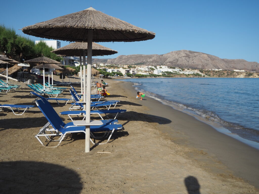 Public beach of Makrygialos